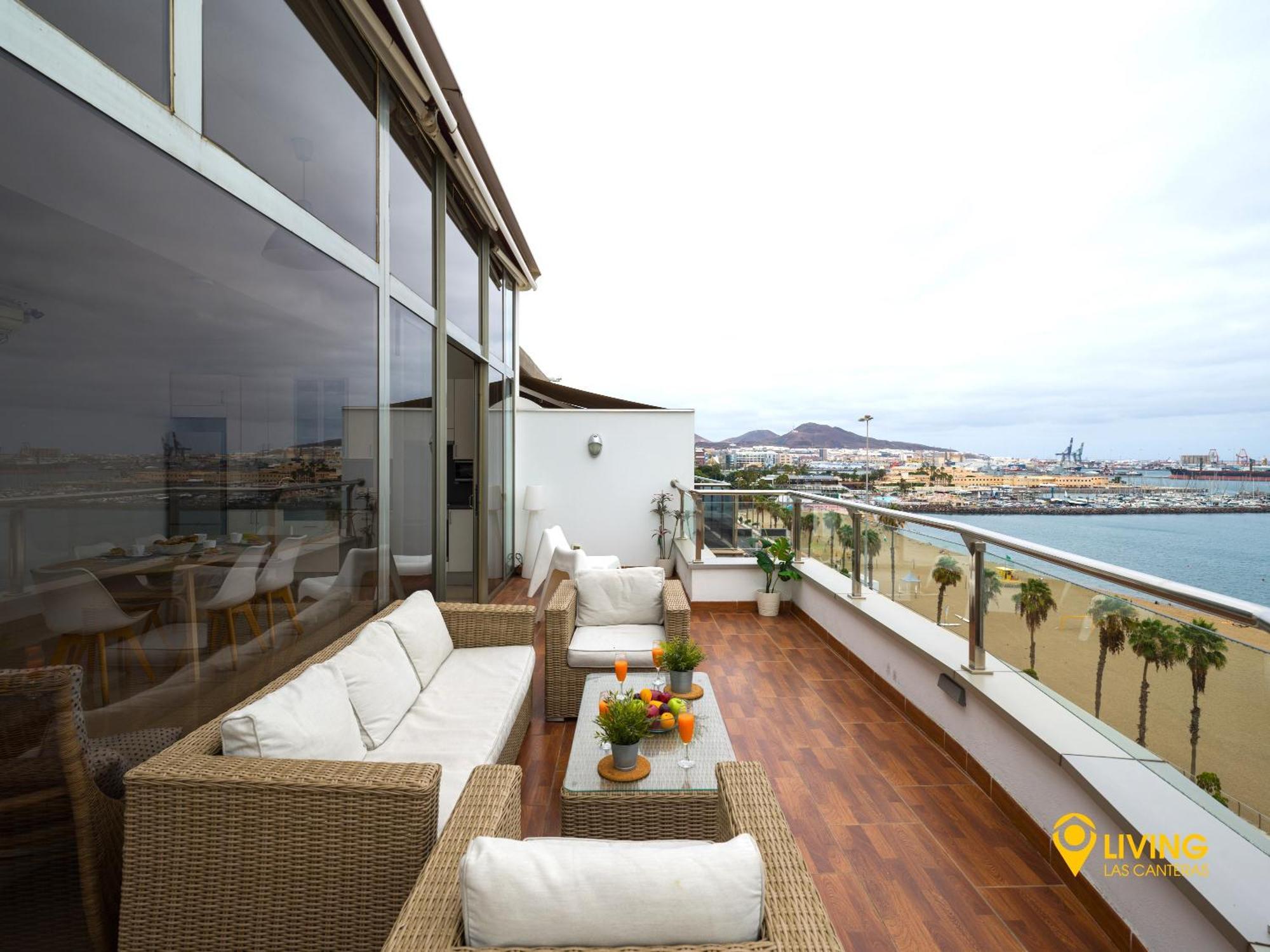Living Las Canteras Homes - Penthouse Free Parking Лас Палмас де Гран Канария Екстериор снимка